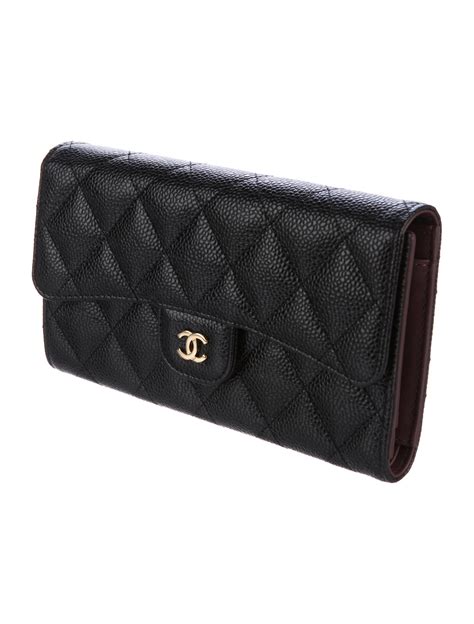 chanel caviar wallet price 2017|Chanel 2017 Caviar Quilted Trifold Wallet .